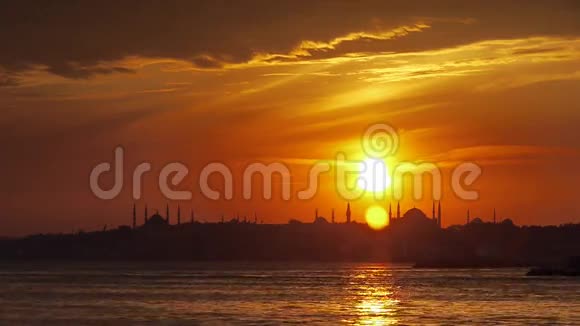 伊斯坦布尔圣索菲亚市清真寺视频的预览图