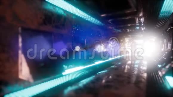 乘坐宇宙飞船隧道视频的预览图