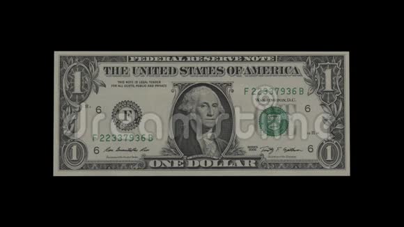 一美元钞票变成100美元旋转变换视频的预览图