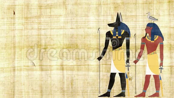 埃及神阿努比和基布视频的预览图