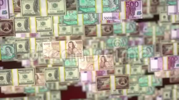 世界货币穿越美元欧元日珍加拿大视频的预览图