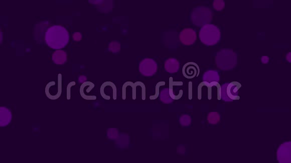 抽象紫色波克和粒子坠落节日背景视频的预览图