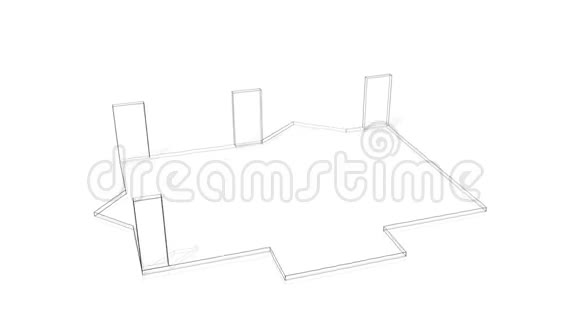 3D房子建设数字动画视频的预览图