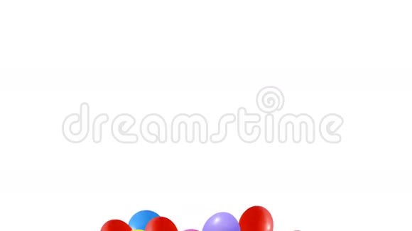 多种颜色的气球视频的预览图