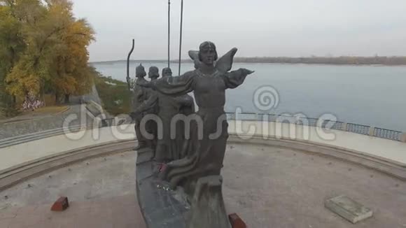 基辅传奇创始人纪念碑基辅基谢克霍里夫和利比德视频的预览图