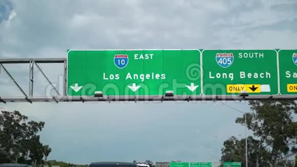 洛杉矶路标视频的预览图