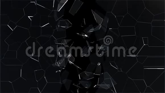 玻璃破碎爆炸碎片破碎4K视频的预览图