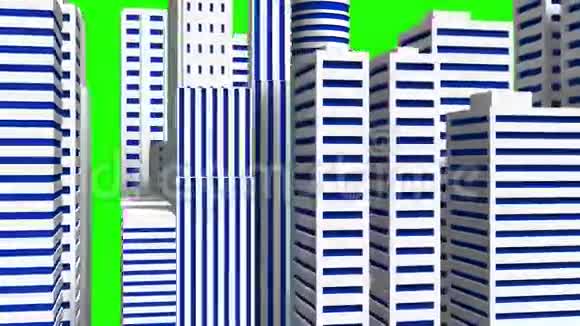 城市绿色铬钥匙视频的预览图