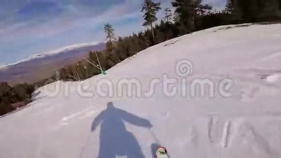 西班牙比利牛斯山滑雪马塞拉视频的预览图