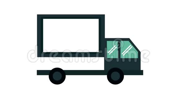 支付卡车车辆高清动画视频的预览图