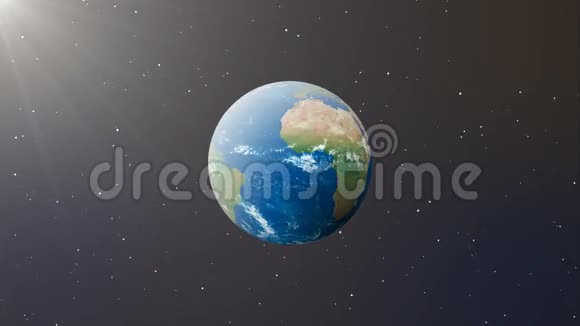 放大地球4K行星视频的预览图