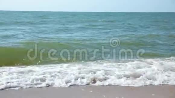 大海上的波浪海洋海滩视频的预览图