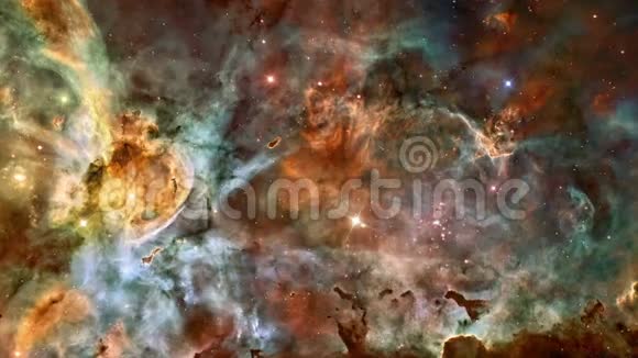 外层空间的星云视频的预览图