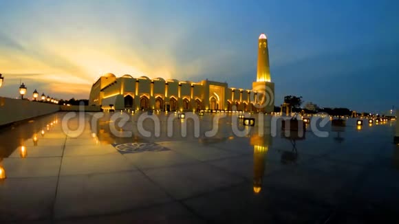 卡塔尔国家清真寺视频的预览图