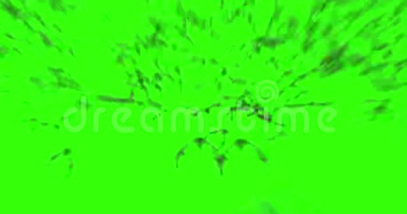 揭示万圣节动画文字与成群蝙蝠动物在色度键绿色屏幕背景和阿尔法频道视频的预览图