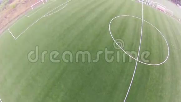 足球场鸟瞰图视频的预览图