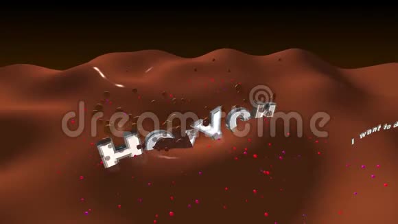 巧克力海甜生活3d视频视频的预览图