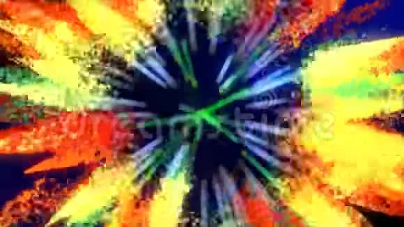 多种五颜六色的烟花视频的预览图