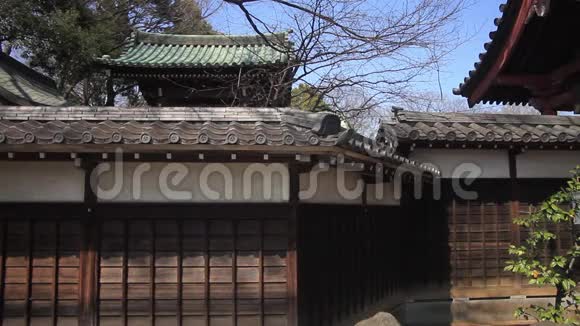 东京艾辛寺庙的传统寺庙视频的预览图