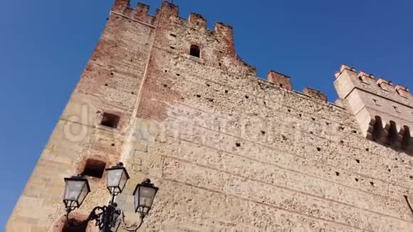 意大利维琴察马斯蒂亚城下部的城堡视频的预览图