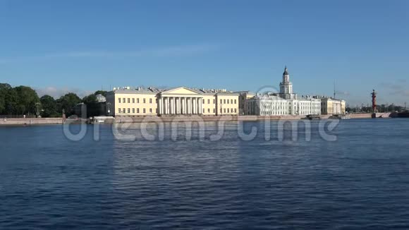 观大学大堤俄罗斯圣彼得堡视频的预览图