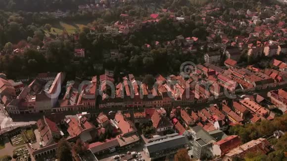 罗马尼亚特兰西瓦尼亚的布拉索夫空中观景台视频的预览图