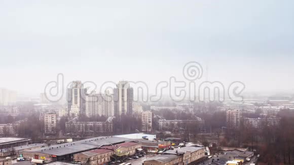 圣彼得堡阴天时间流逝视频的预览图