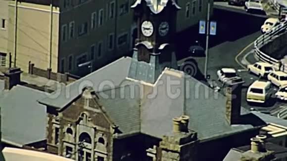开普敦城市景观鸟瞰图视频的预览图