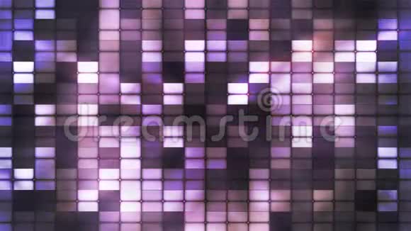 闪烁高科技立体烟雾灯图案紫色抽象可循环4K视频的预览图