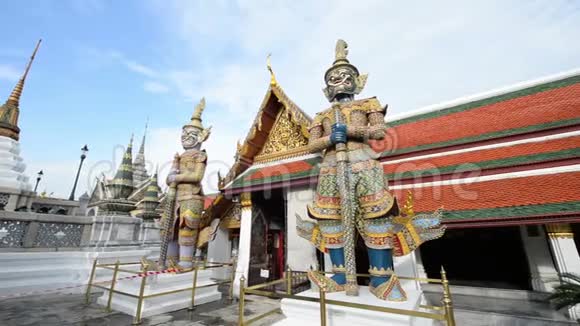 泰国曼谷古佛寺佛寺佛拉凯夫皇宫视频的预览图