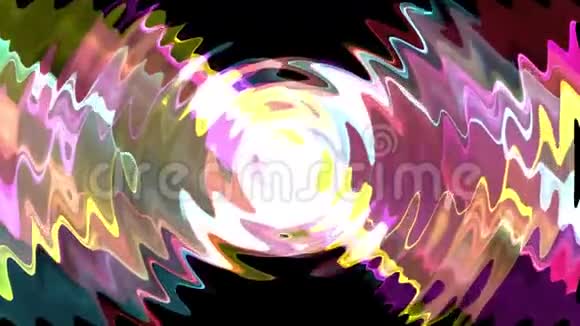 数码湍流颜料飞溅烟雾云软抽象动画背景波纹彩虹新的独特品质视频的预览图
