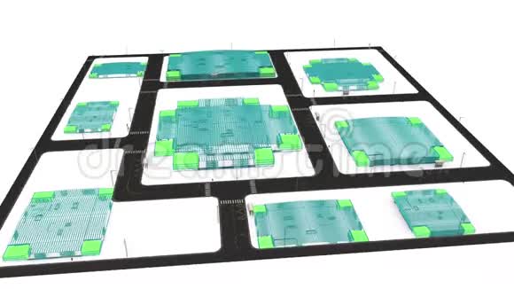 房地产项目3D插图视频4K视频的预览图