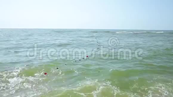 大海上的波浪海洋海滩视频的预览图