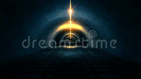 高速穿越火车神秘隧道可循环使用视频的预览图