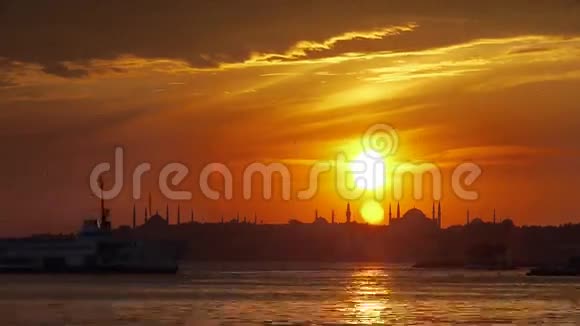 伊斯坦布尔圣索菲亚市清真寺视频的预览图