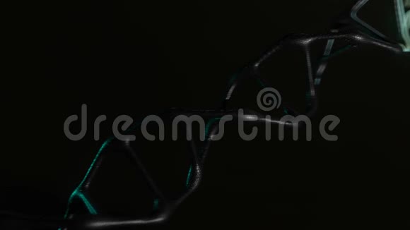 黑暗背景下DNA链的破坏或纯化视频的预览图
