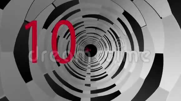 4k运动背景神秘的无限循环隧道视频的预览图