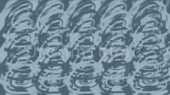 抽象艺术混沌曲线背景缠绕波纹线编织背景视频的预览图