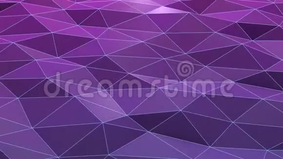 紫色或紫色低聚波面视频的预览图