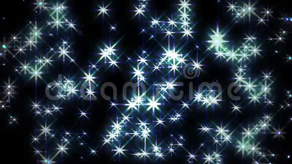 星团的模仿宇宙宇宙风格设计与多粒子三维渲染背景视频的预览图