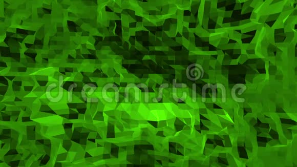 绿色低聚背景振动摘要低聚面作为时尚低聚设计的独特背景视频的预览图
