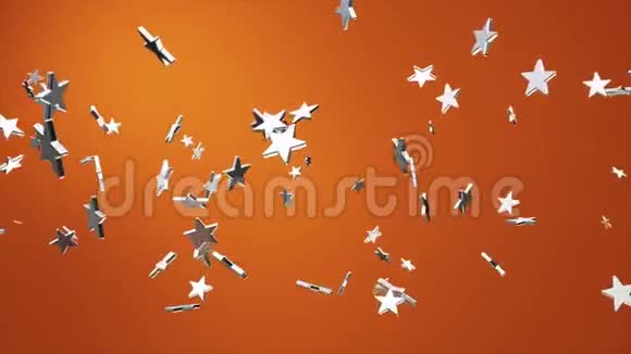 广播飞行高科技明星橙色事件循环4K视频的预览图