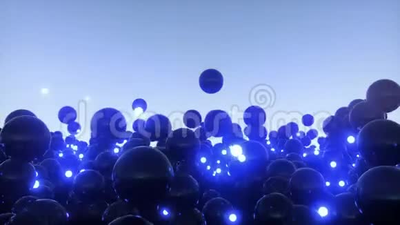 球体发光的三维渲染视频的预览图