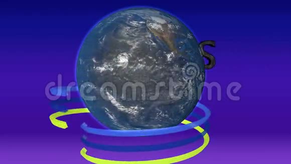 新闻主题地球旋转摘要背景新闻报道视频的预览图