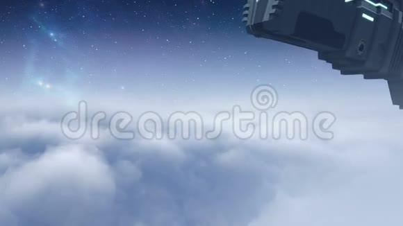 宇宙飞船飞行24fps视频的预览图