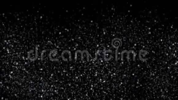 银河系星空尘埃雪粒子烟花污染尘埃视频的预览图
