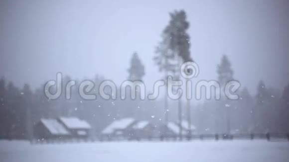 西伯利亚滑雪胜地概况视频的预览图