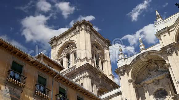 西班牙安达哥特式西班牙文艺复兴风格的化身格拉纳达大教堂视频的预览图