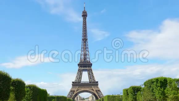 埃菲尔铁塔巴黎法国时间推移4K视频的预览图