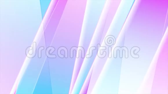 蓝色和粉红色抽象运动背景平滑条纹视频的预览图
